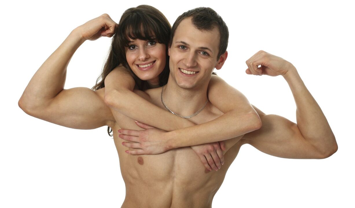 Babaye nga adunay usa ka lalaki nga adunay penis pagpadako